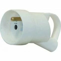 LEGRAND ANNELA 16A WEIBLICHER STECKER MIT ERDUNG UND WEIZENKLEMME - 050421