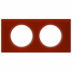 LEGRAND CÉLIANE RAHMEN FÜR 2 STECKDOSEN, ROT, LEG69472