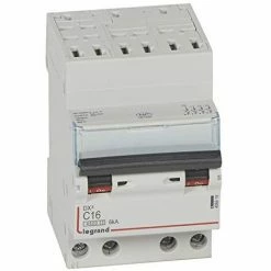 DX3 4500 LEISTUNGSSCHALTER - AUTO/VIS - 4P - 400 V~ - 16A - 6KA - C KURVE - 3M LEGRAND LEG406919