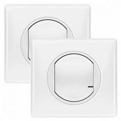 EINBAUFERTIG LEGRAND DOOXIE SCHAFFEN EINE ZWEIWEGE MIT 1 KABELLOSER STEUERUNG UND 1 230V~ SCHALTER KOMPLETTE LIEFERUNG IN WEISS