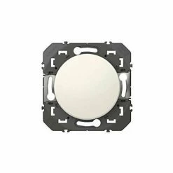 LEGRAND DOOXIE TRANSFORMATOR ZUR ERSTELLUNG VON 5 LICHTFUNKTIONEN WIRD MIT WEISSER QUADRATISCHER PLATTE UND KRABEN LEG600730 GEL