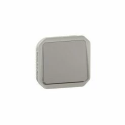 WASSERDICHTER SCHALTER PLEXO IP55 IK07 MIT GRAUER OBERFLÄCHE LEGRAND LEG069521L
