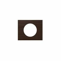 LEGRAND CÉLIANE2 PLATTE MIT LOCH, BRAUN, LEG69201