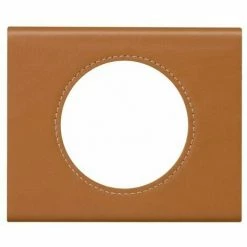 LEGRAND CÉLIANE2 PLATTE MIT LOCH, BRAUN, LEG69421