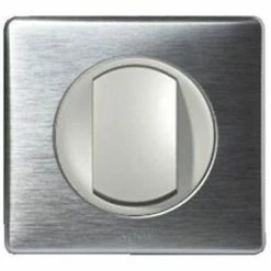 LEGRAND C LIANE SCHALTER ZU UND AUS KOMPLETT ANODIS ALU