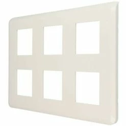 LEGRAND Weiße Mosaikplatte Mit Träger 080266