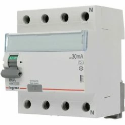 Differenzschalter Legrand 4 Stöcke 80A/30mA, 400 V