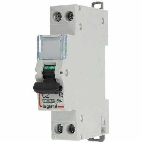 Leistungsschalter Legrand 2A Courbe C 1 Pol+N 6 kA, 1 Modul Leistungsschalter Legrand 2A Courbe C 1 Pol+N 6 KA, 1 Modul -LEGRAND SHOP 70987034 1
