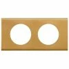 LEGRAND CÉLIANE RAHMEN FÜR 2 STECKDOSEN, GOLD, LEG69132