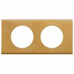 LEGRAND CÉLIANE RAHMEN FÜR 2 STECKDOSEN, GOLD, LEG69132