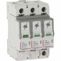 Legrand 3P+FM 3M ÜBERSPANNUNGSABLEITER (412242 SPD T2 40KA)